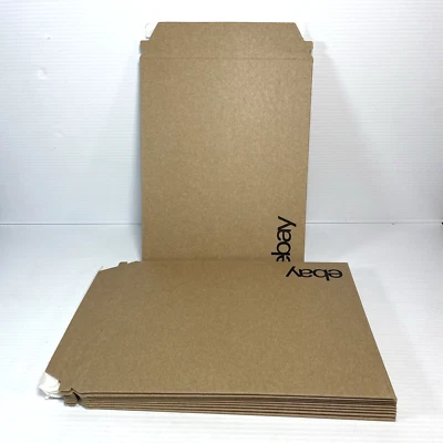 Lot of 10 - Ebay Branded 9" x 11.5" Paperboard Mailjacket Envelope (No padding)