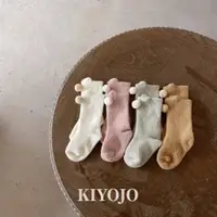在飛比找蝦皮購物優惠-韓國兒童襪子四雙 保暖 仿貂毛 兒童中筒襪 兒童柔軟刷毛襪子