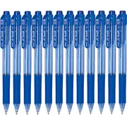 Pentel e-Ball BK130 Box 12 Retractable Ballpoint Pen 1.0mm (Blue)