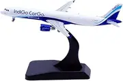 Pre-Built Model Aircraft 11CM Scale Finished Model Collectible Aircraft 1/400 for Indigo A321 VT-IKW Airplane Miniature Miniature Airplane Model