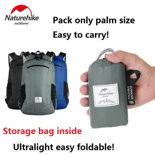 Naturehike 可包裝背包 25L 輕便可折疊背包防水耐用抗撕裂尼龍袋, 適合旅行旅行