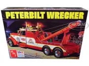 SKILL 3 MODEL KIT PETERBILT WRECKER TOW TRUCK 1/25 SCALE BY AMT AMT1133