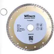 2x Diamond Cutting Blade180mm 2.4*7mm 7″ Dry Wet Turbo Circular Saw Disc 25.4mm
