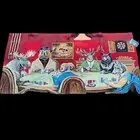 Big Game Character Animals Bears Moose Wolf Elk Grande Tapestry Wall Hanging