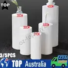 3/5x Metal Wedding Plinth Cylinder Pedestal Stand Ripple Cake Dessert Display AU