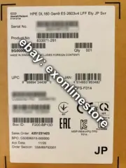 833971-291 - DL180 Gen9 Xeon E5-2603 v4 1.70GHz 8GB Hot Plug 8LFF New, Old stock