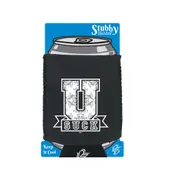 U Suck - Funny Novelty Stubby Holder With Base