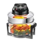 17L Family Turbo Convection Oven Broiler Cooker A18 Black Pronti