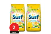 SURF 10kg LAUNDRY DETERGENT POWDER SUN FRESH (2 x 5kg BAGS) Pack 2