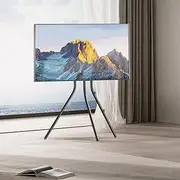 HXDream TV Stand,Tripod Base,Adjustable heigh,Fits 42-86 inch TV or Monitor,Suitable for Conference Rooms,Living Rooms, bedrooms(Black)