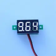 5pcs White LED Meter DC 3-30V Car Digital Gauge Auto Voltmeter Battery Monitor