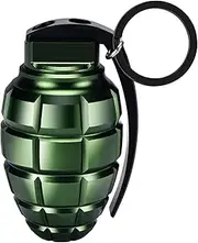 Keychain Pill Holder with Storage Case, Small Airtight Pill Container Organizer, Waterproof EDC Gadget Dry Box for Outdoor Survival, Camping, Adventuring, Travelling (Green)