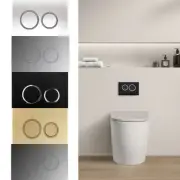 KDK Veda Tornado Round Floor Mounted Concealed In-wall Toilet Suite | R&T