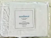 NEW/NIP Sundance Catalog Whiteblossom Bedskirt King ret'l $178 White 100% Cotton