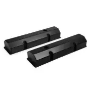 Mr Gasket 6818BG Fabricated Aluminum Valve Covers, SBC, Black