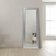 Rectangular Mirror Full Length Mirror 52x152cm Polystyrene Frame Elegant Silver Finish HD Modern Wall Décor for Hallway Bedrooms Livingroom