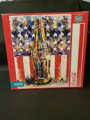 Buffalo Coca-Cola Red White & You American Flag & Coke 1000 Piece Puzzle New!