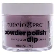 Pro Powder Polish Nail Colour Dip System - Pink with Silver Glitter by Cuccio...