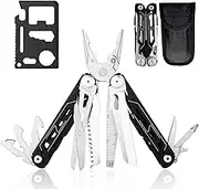 22 in 1 Multitool Pliers, Gifts for Men Dad Camping Multitool Accessories, Multipurpose Tool Plier Pocket Knife Saw Screwdrivers Bottle Opener with Safety Locking for Outdoor Survival Camping