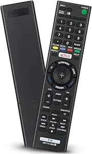 [Gvirtue] Universal Remote Control Replacement for Sony-TV-Remote RMT-TX100U, Compatible for Sony All LCD LED HDTV Smart b-ravia TVs, with Netflix Shortcut Button