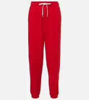 [Polo Ralph Lauren] Polo Ralph Lauren Cotton-blend fleece sweatpants AU 14 red