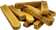 100% Natural Himalayan Yak Milk Cheese Dog Chews Jumbo - 8 Pcs Dental treats