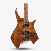SQOE SEIB995 Roasted Maple Neck, Headless Humbucker Electric Guitar Natural
