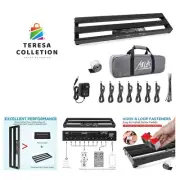 Guitar Pedal Board with Built-in Power Supply Guitars Effect Pedalboard Alumi...