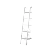 Sarantino Amelia 5-Tier Ladder Shelf - White