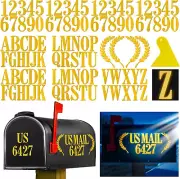 2" Reflective Mailbox Numbers Letters Stickers for Outside,Self Adhesive Mailbox