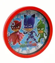 PJ MASKS 10" Wall Clock Kids Gift Decorative Round Clock Catboy Owlette Gekko