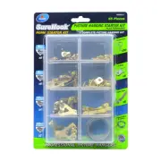 Zenith 4 / 45kg Brass Plated SureHook 55 Piece Plasterboard Picture Hanging S...