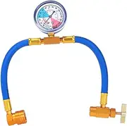 Mobestech Filling Tube R134a for Car A/c Plus Supplement Quick Connector Easy Install Diy Filling
