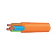 Tycab 2.5mm SQ 3-Core Multi-Strand Standard Duty Orange Flex 250V (per Meter)