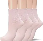 [okamoto] Women's RakuKokochi Socks, Set of 4 Pairs, Loose Fit, Short Length Socks