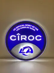 LA Rams CIROC VODKA LED display sign Ciroc Liquor sign