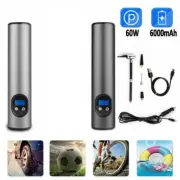 Cordless Tyre Inflator Portable Compressor Digital LED Car Bike Air Pump 12V Y