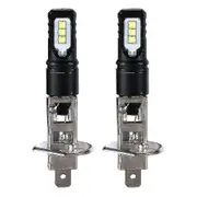 2x H1 6000k Super Bright White 6000lm Tagfahrlicht Led-scheinwerfer-kit Fernlichtaespa