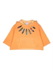 [Marcelo Burlon County Of Milan Kids] Feather Print hoodie