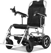 Electric Wheelchair for Adults, Electric Power Or Manual Manipulation Intelligent Power Wheelchairs with 360° Joystick Power Mobility Aid Wheel