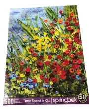 Springbok Time Spend in Oz Puzzle NEW Sealed 500 Pieces Floral
