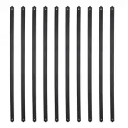 32-1/4 Inches Heavy Duty Flat Straight Iron Deck Balusters with Screws for Wood
