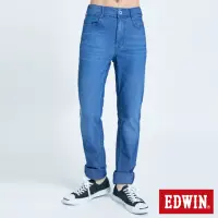 在飛比找momo購物網優惠-【EDWIN】男裝 JERSEYS迦績EJ3透氣中直筒牛仔褲