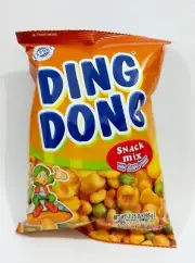 DING DONG Snack Mix With Fava Beans & Cracker Snacks (6 Packs x 100g)