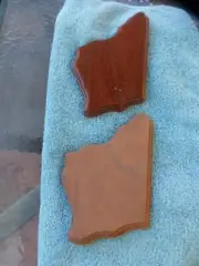 Solid jarrah trophies.( Western Australia)