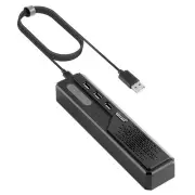 Y2106, Computer Speaker with Microphone,USB-Hub,USB Powered PC Speakers for T...