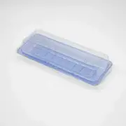 ST-2-001 Blue/Black/Sakura PET Sushi Trays food container with Lids