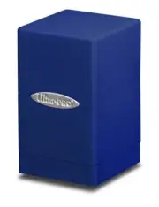 Ultra Pro Satin Tower Deck Box - Blue New Magic Pokemon Vanguard Dragon Ball