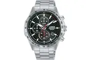 Lotus Men's Stainless Steel Chronograph Watch - Mod. RM391HX9 - Black Dial