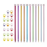 Tunisian Crochet Hooks Set,11 Packs Tunisian Crochet Hook Afghan Aluminum2333